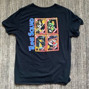 Space Jam a New Legacy Tune Squad Black T Shirt, Size L